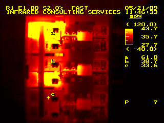 Identify issues with the help of a thermographic inspector.